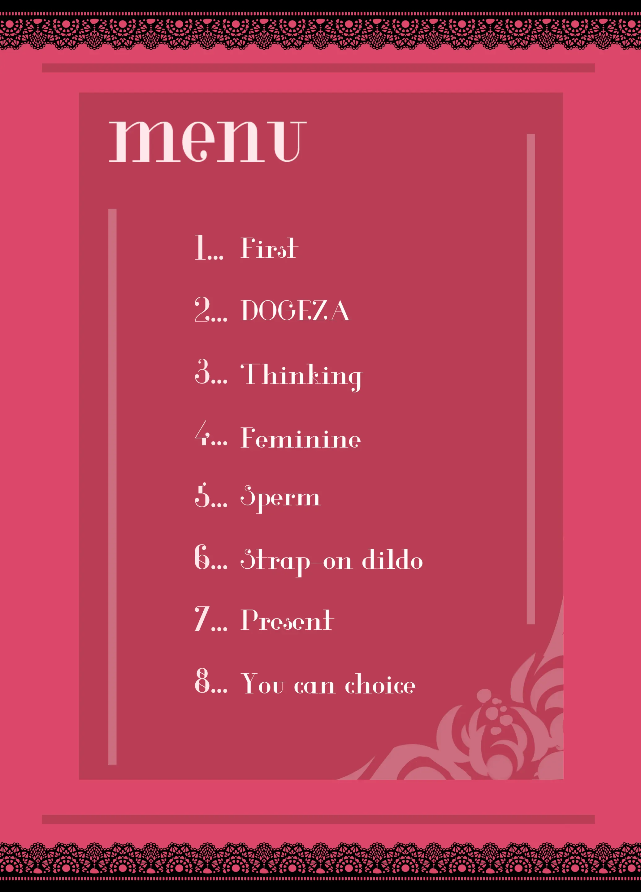 "SISSY A LA CARTE 4" ~Netorare Otokonoko, Teisoutai Kanri Mesuka Choukyou~